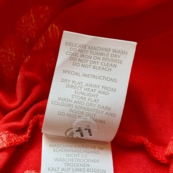 Boden Floral Orange Dress - Picture 16 of 16